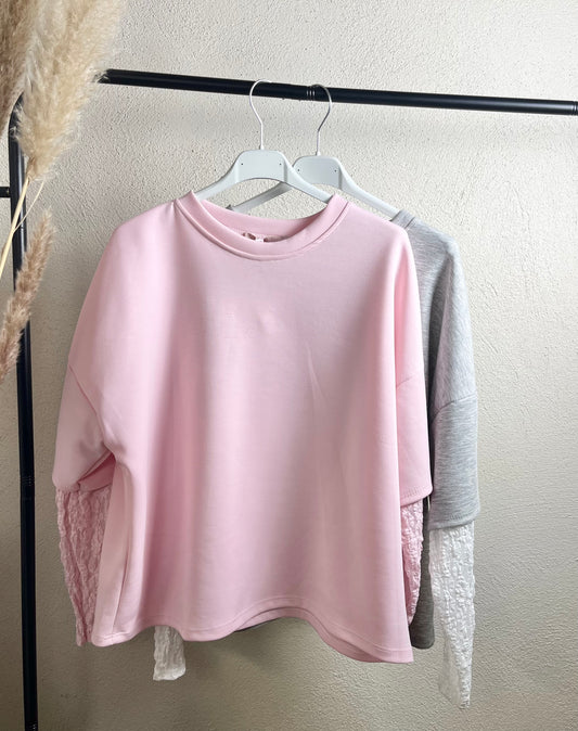 Shirt mit Spitze (verschiedene Farben)