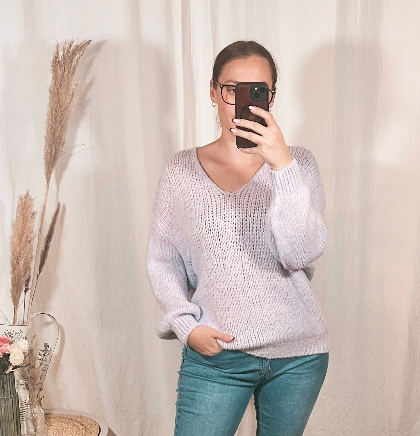 Oversize Pullover in verschiedenen Farben