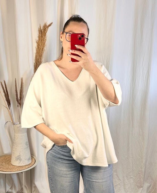 Strickpullover kurz Arm