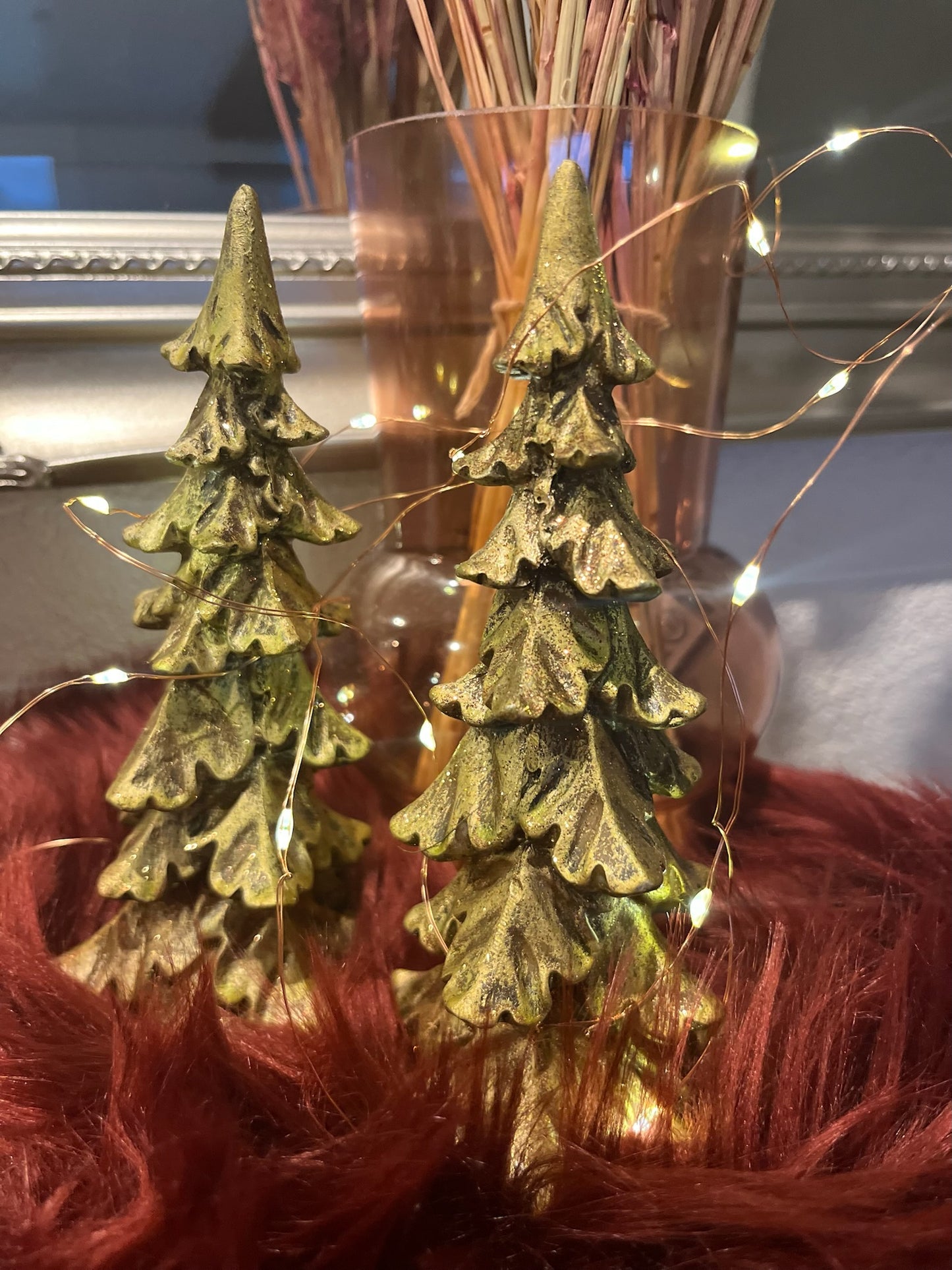 Sapin de Noël en or