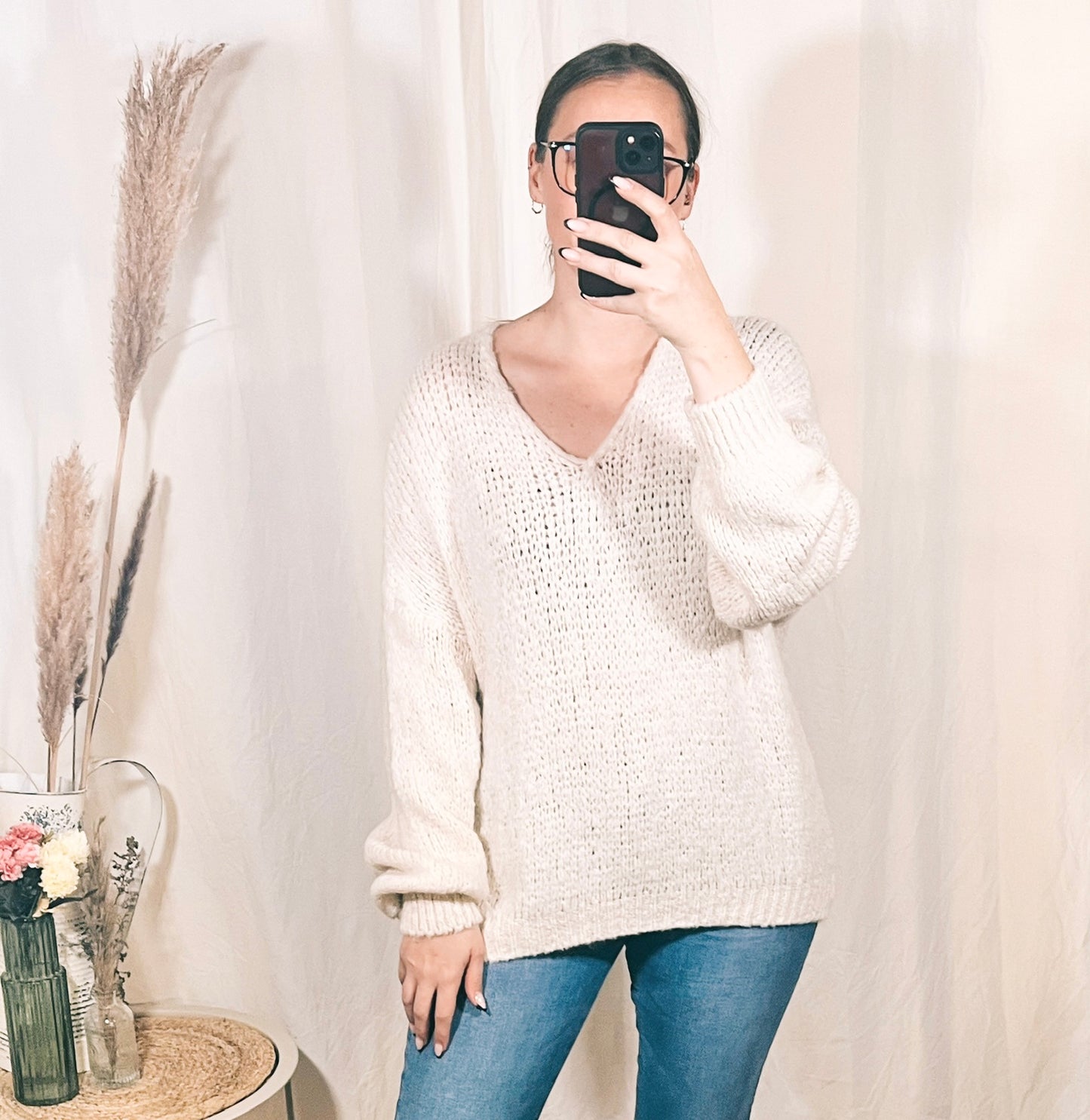 Oversize Pullover in verschiedenen Farben