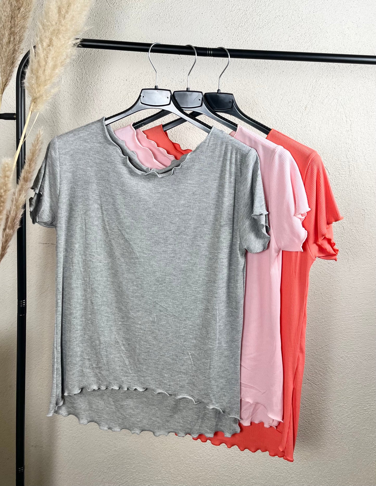 Basic Shirt Rüschen