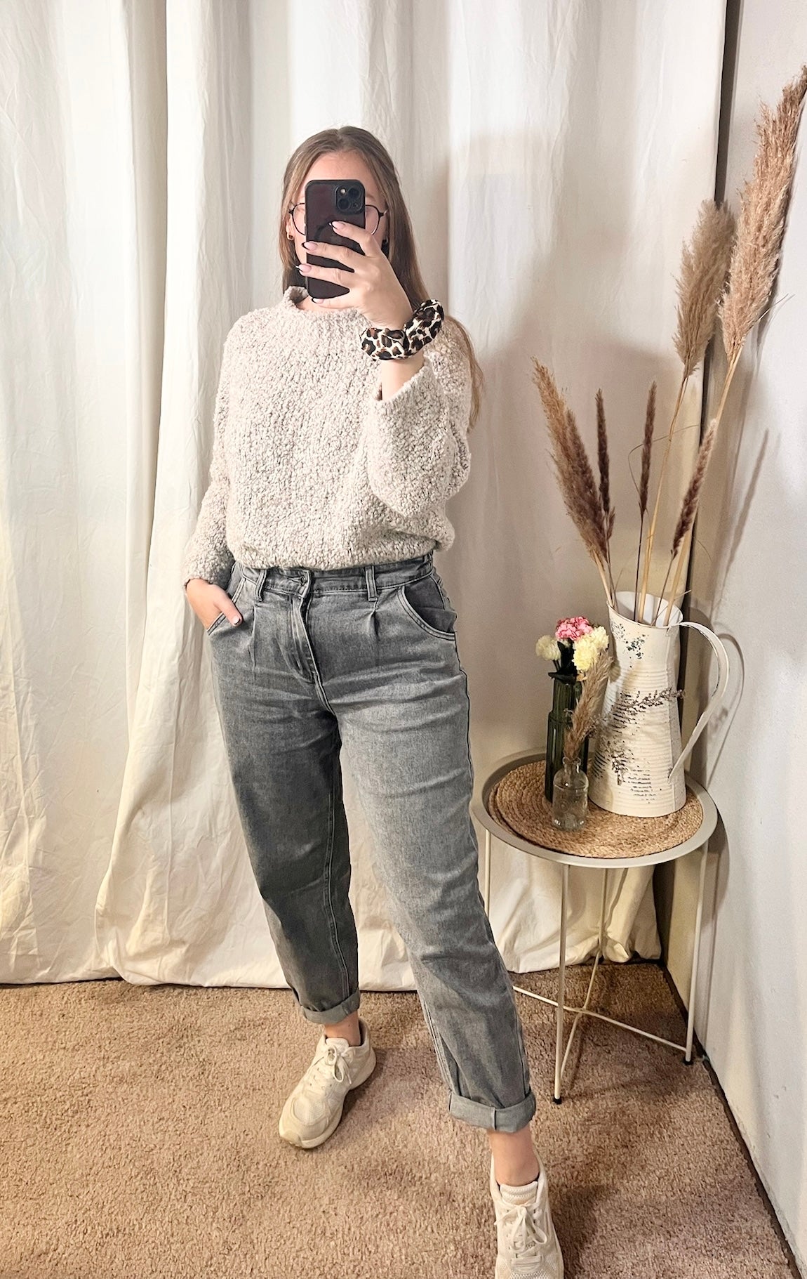 Onesize Boucle Pullover in verschiedenen Farben