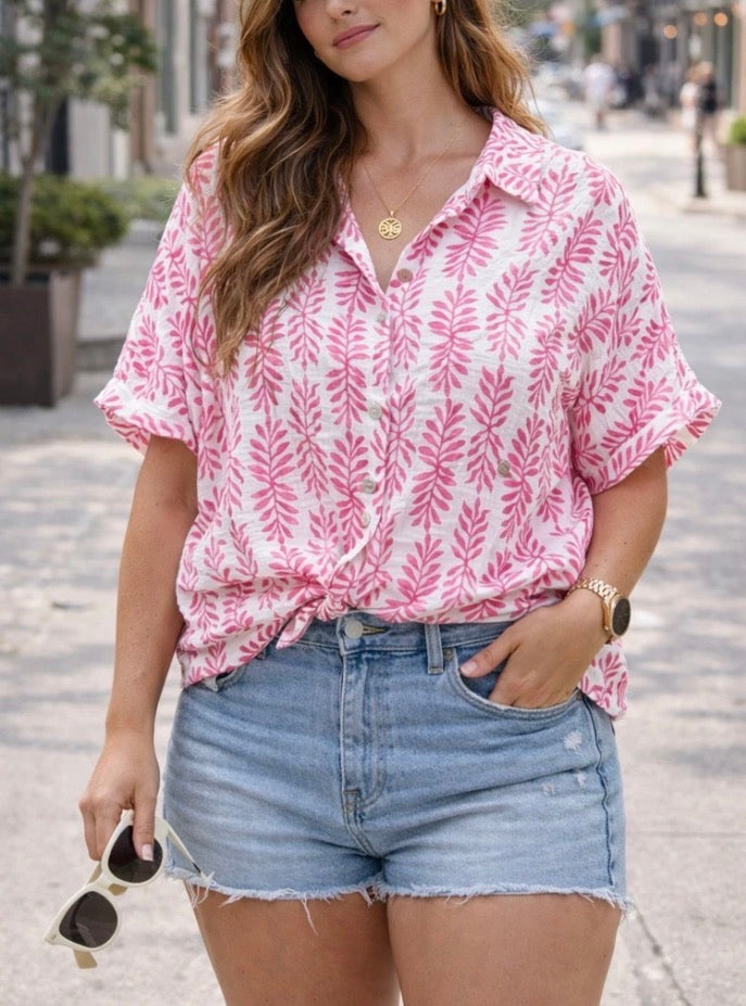 Musselinbluse Streifen