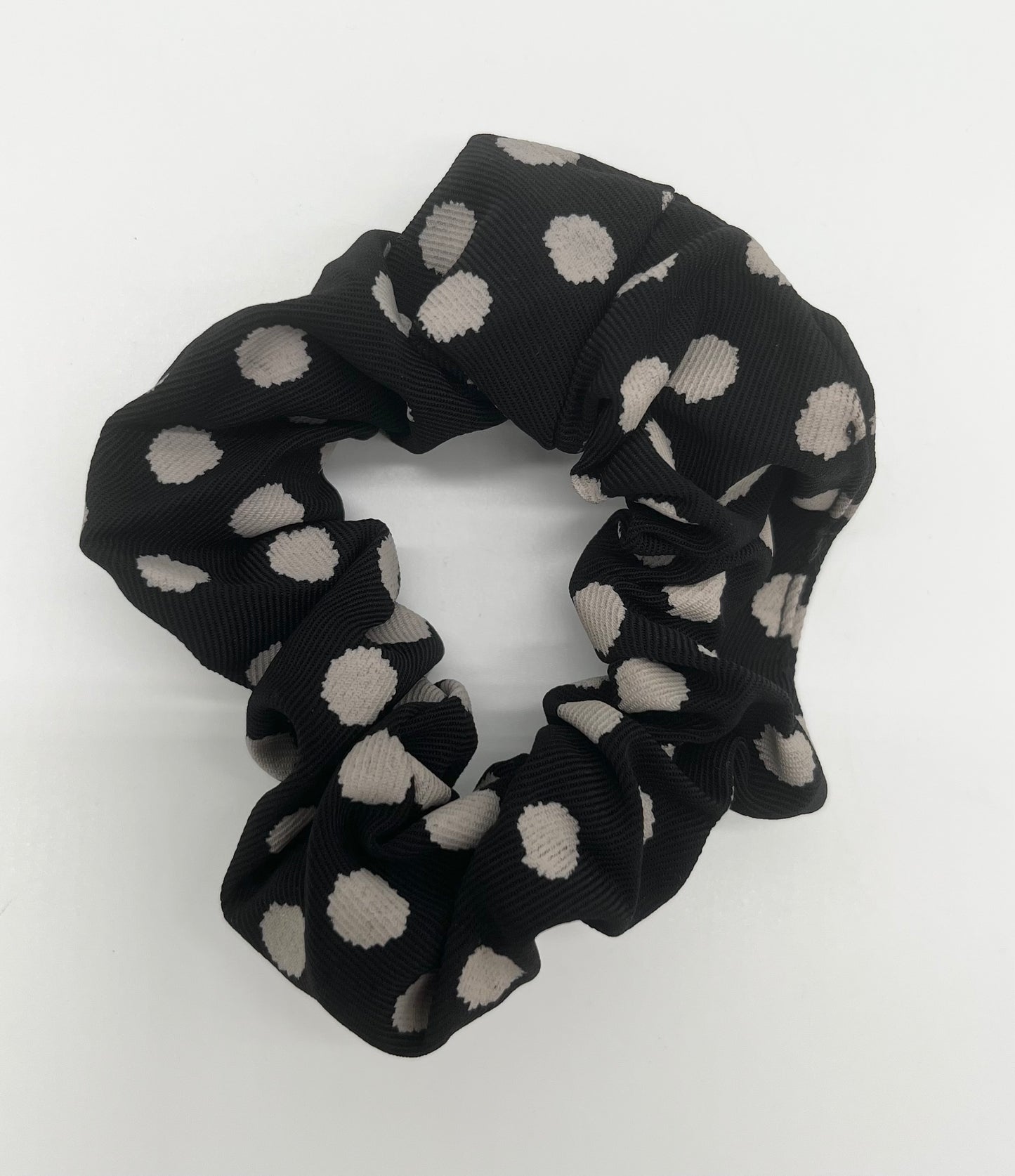 Scrunchie Punkte *Schwarz*
