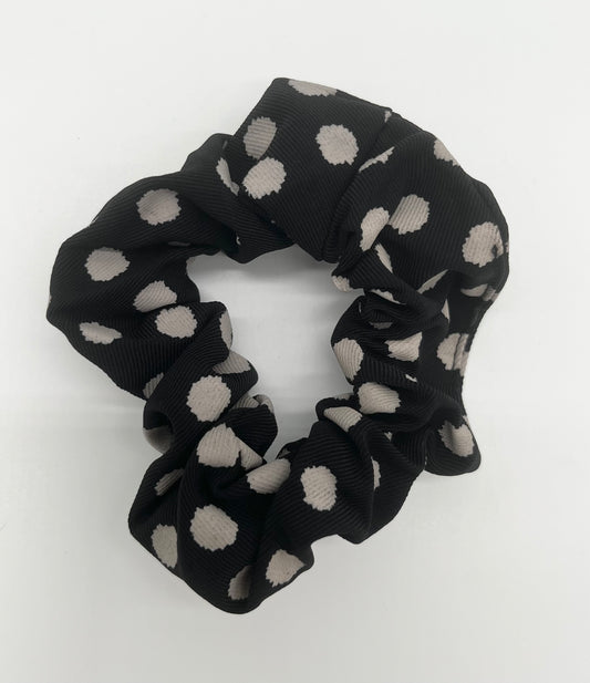 Scrunchie Punkte *Schwarz*