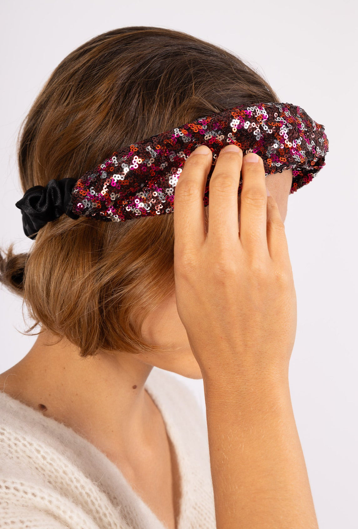 Stirnband Pailletten (verschiedene Farben)