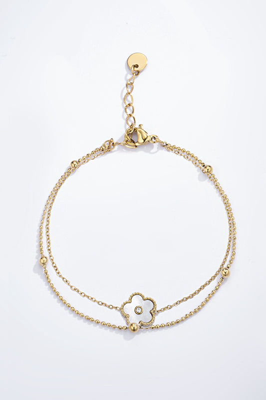 Armband Blume (Gold & Silber)