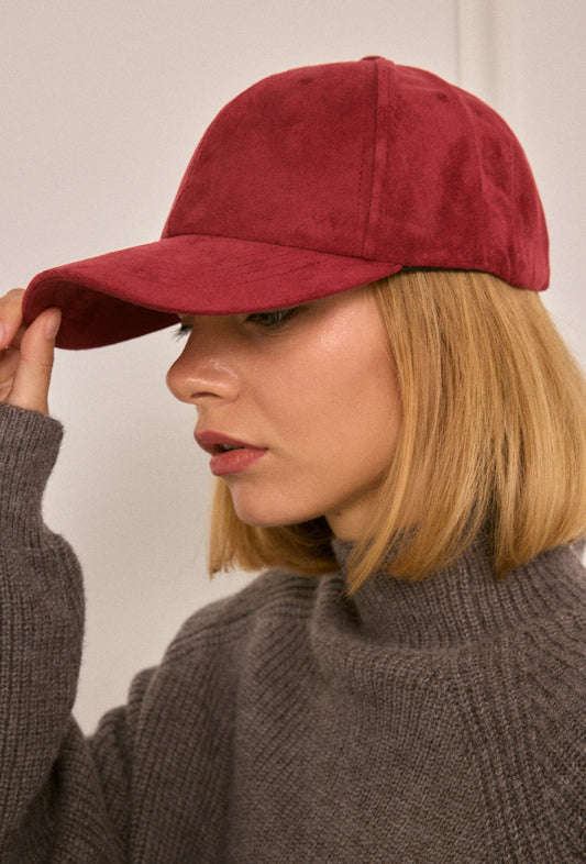 Wildlederkappe (verschiedene Farben)