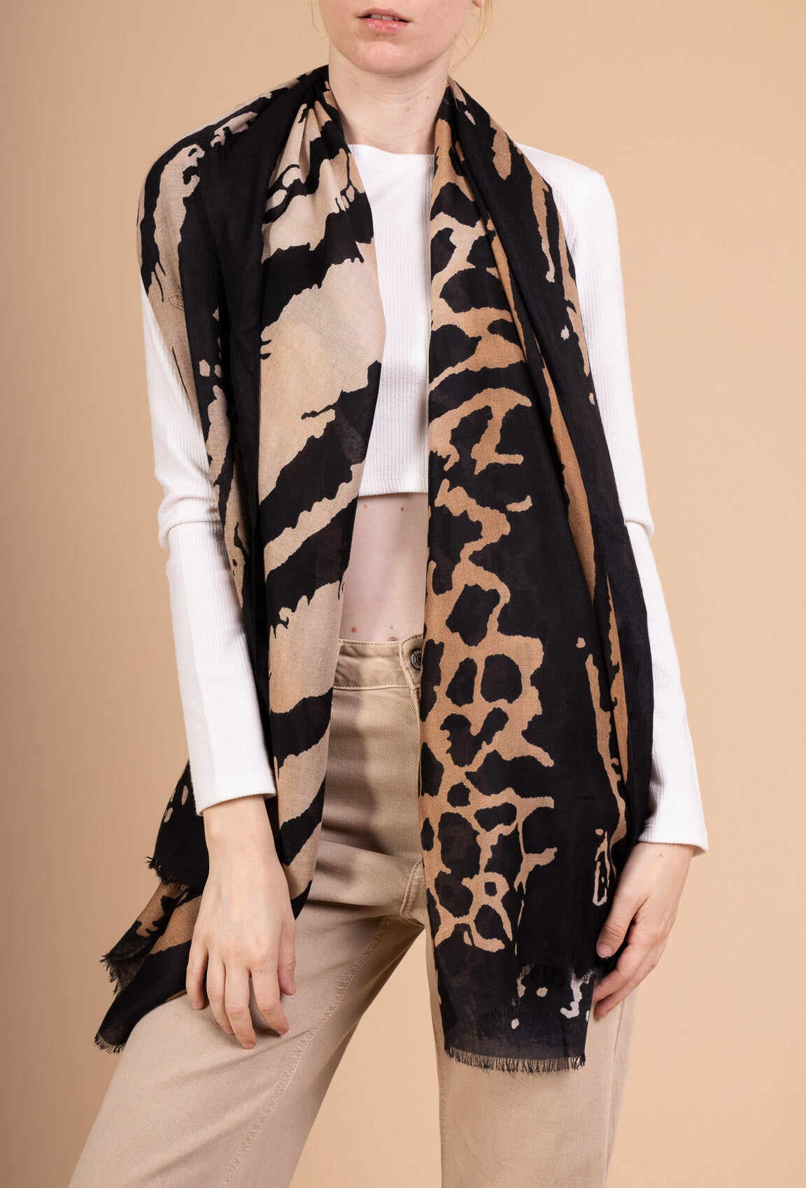 Schal Leopardenmuster