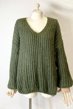 Pullover mit Puffärmel (verschiedene Farben)