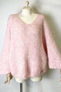 Pullover, weite Ärmel (verschiedene Farben)