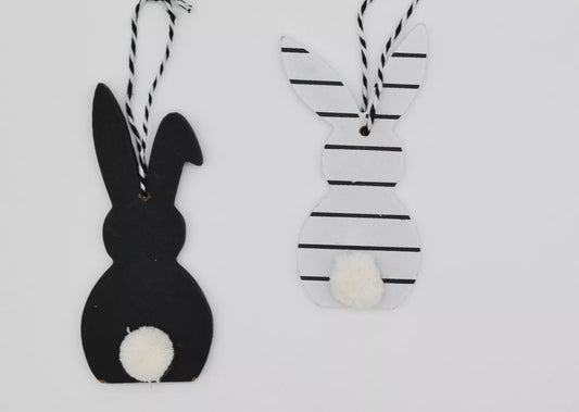 Wooden rabbit hanger