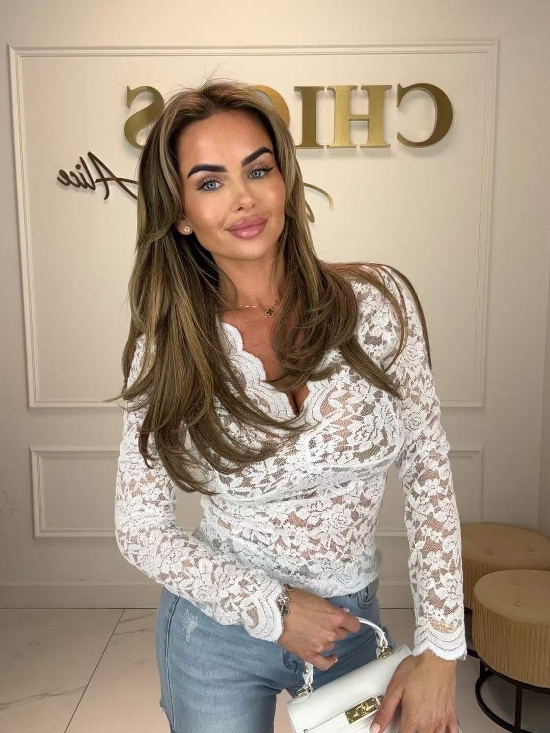 Spitzenoberteil (verschiedene Farben)