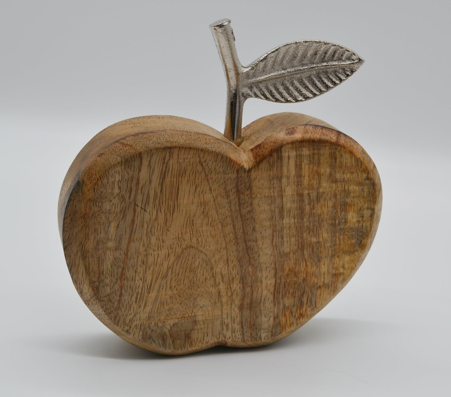 Deco apple "mango wood", set of 2