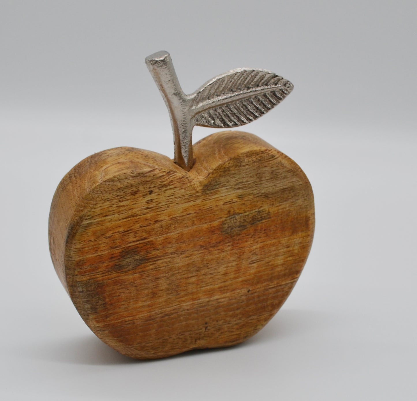 Deco apple "mango wood", set of 2