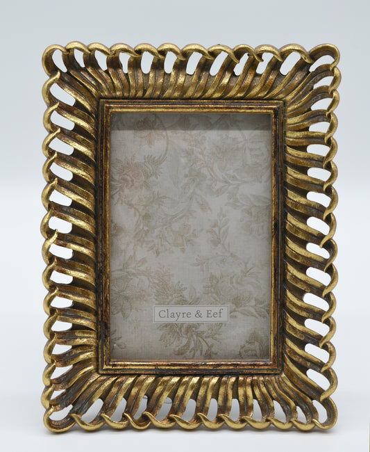Picture frame loops, gold 