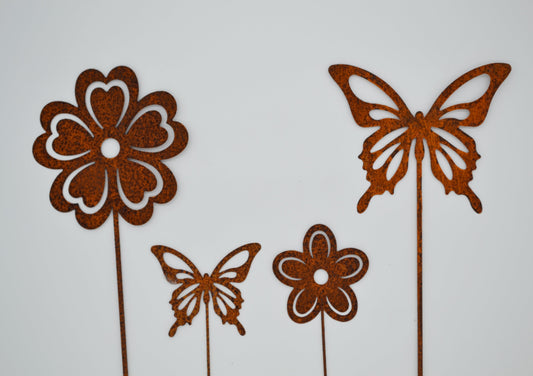 Bouchons fleuris, lot de 4 