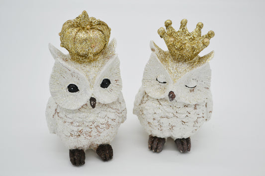 Chouette avec une couronne