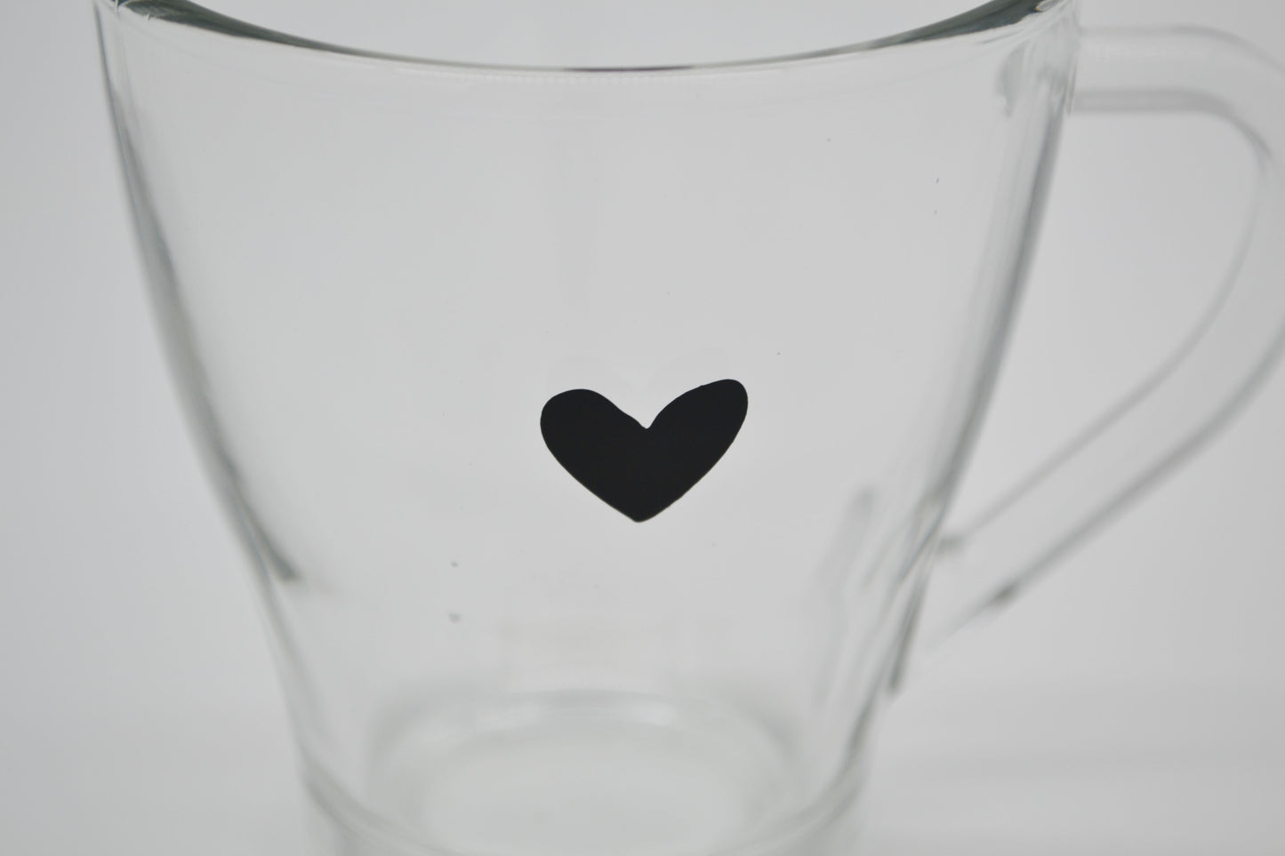 coeur de verre à thé 