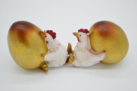poulet avec oeuf