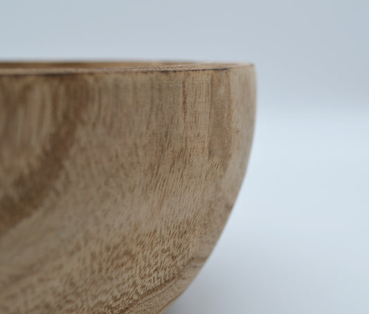 Flamed wooden bowl 