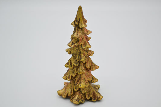 Sapin de Noël en or