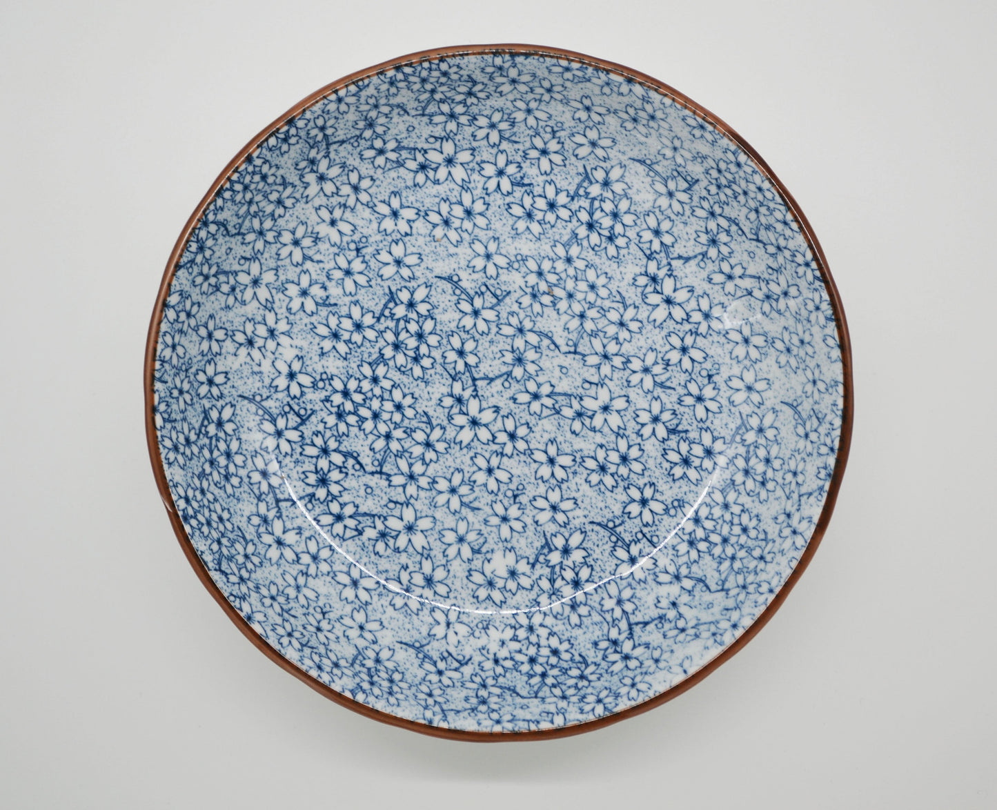 Soup plate flowers, light blue 