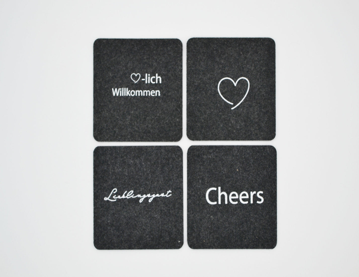 Dessous de verre, lot de 4 