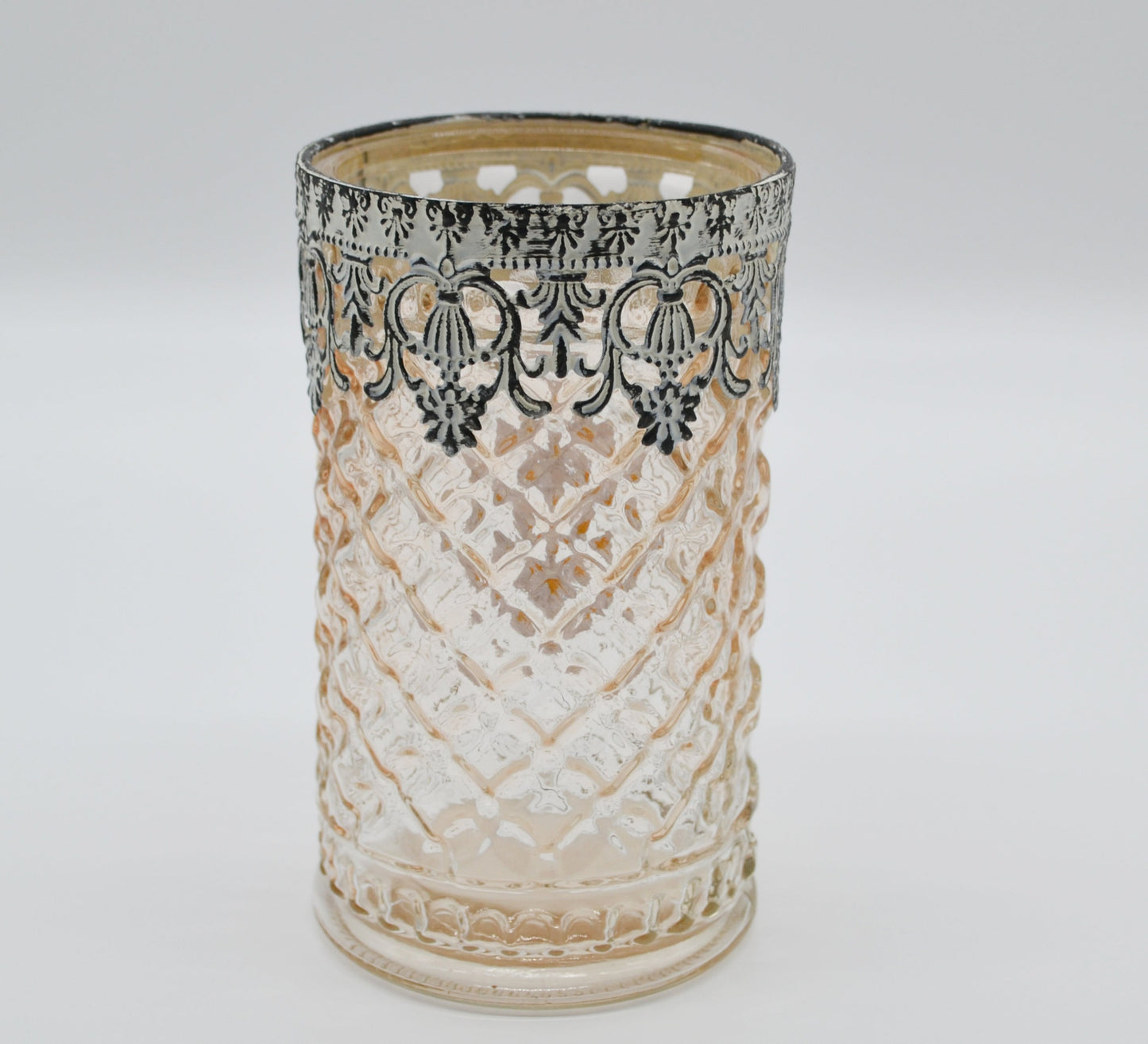 Tea light holder, brown