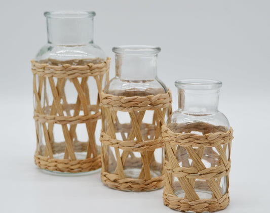 Vase Paille, lot de 3